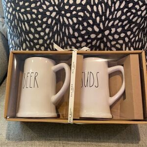 Rae Dunn "BEER & SUDS" Steins